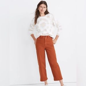 Madewell Emmett Wide Leg Crop Pants Petite
